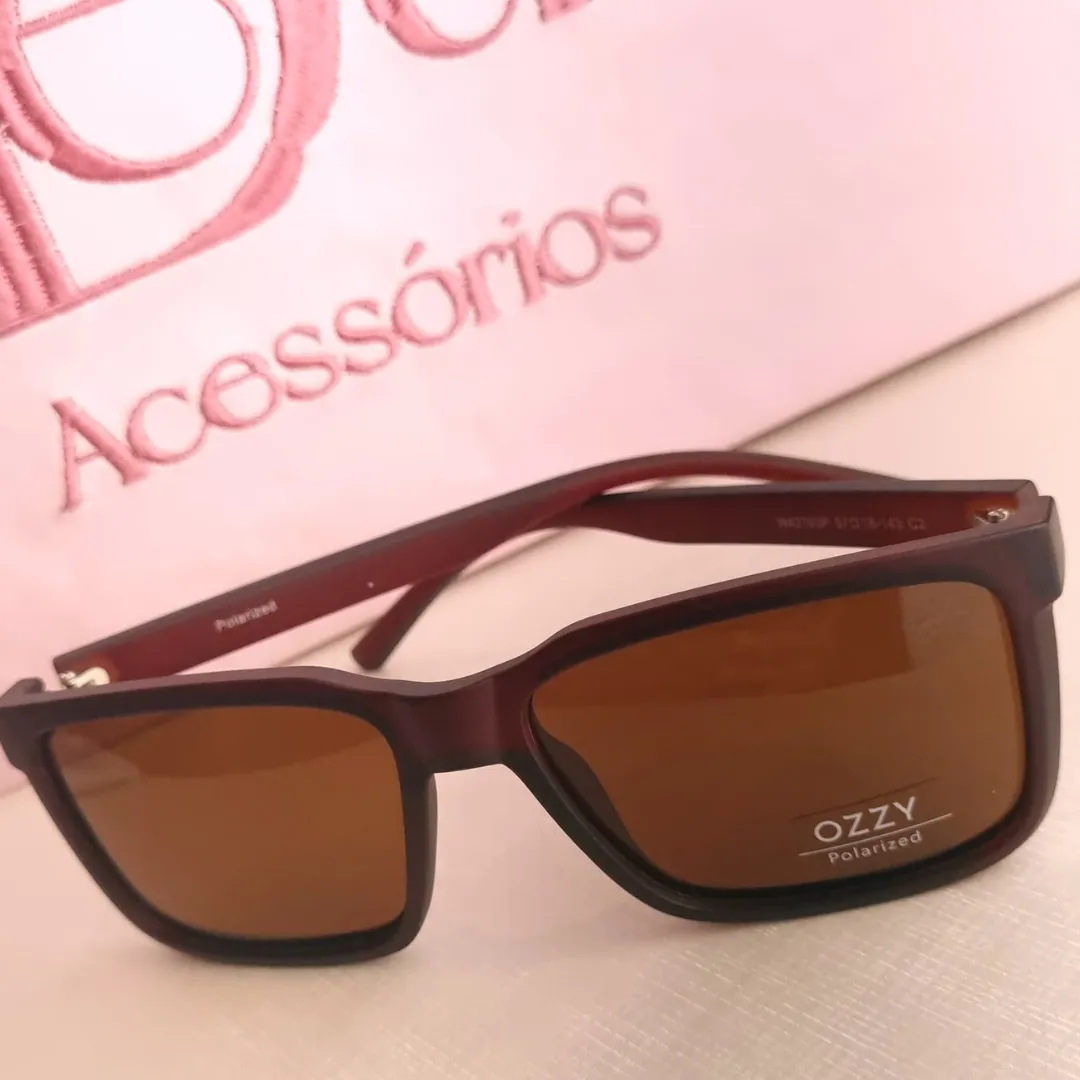 Óculos Quadrado Caramelo