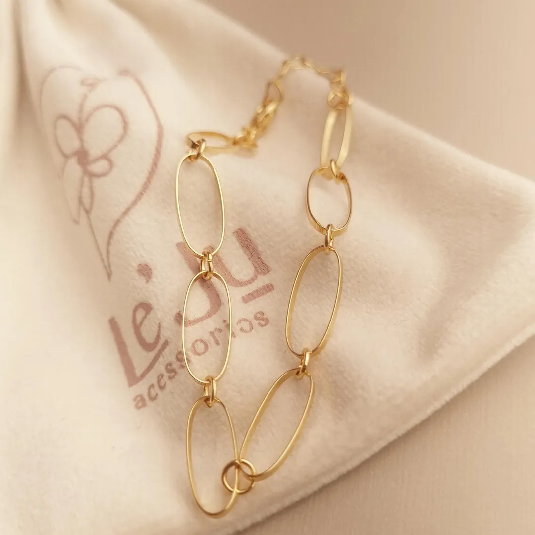 Pulseira Oito Elos Oval