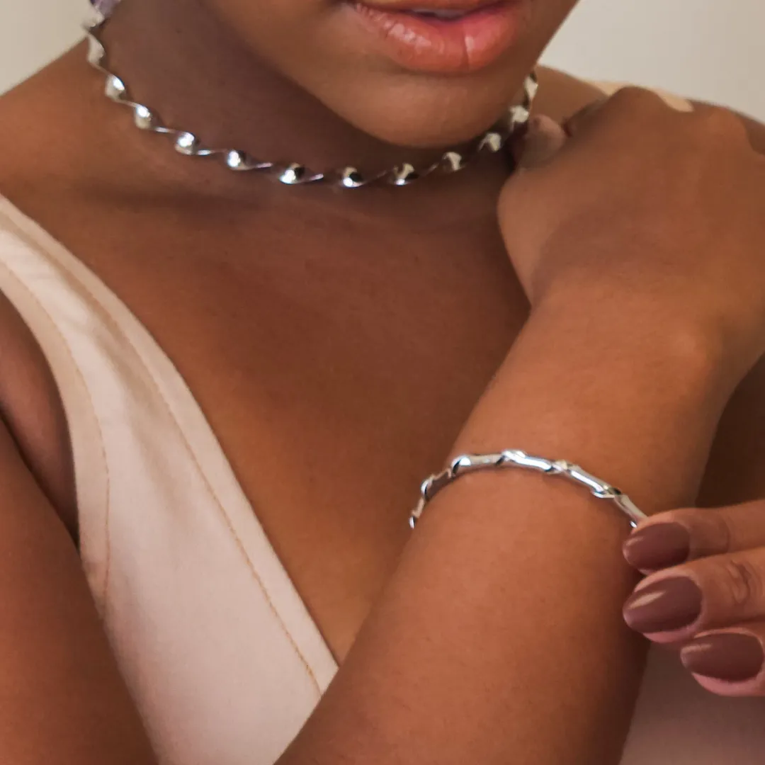 Bracelete Steel Torcido