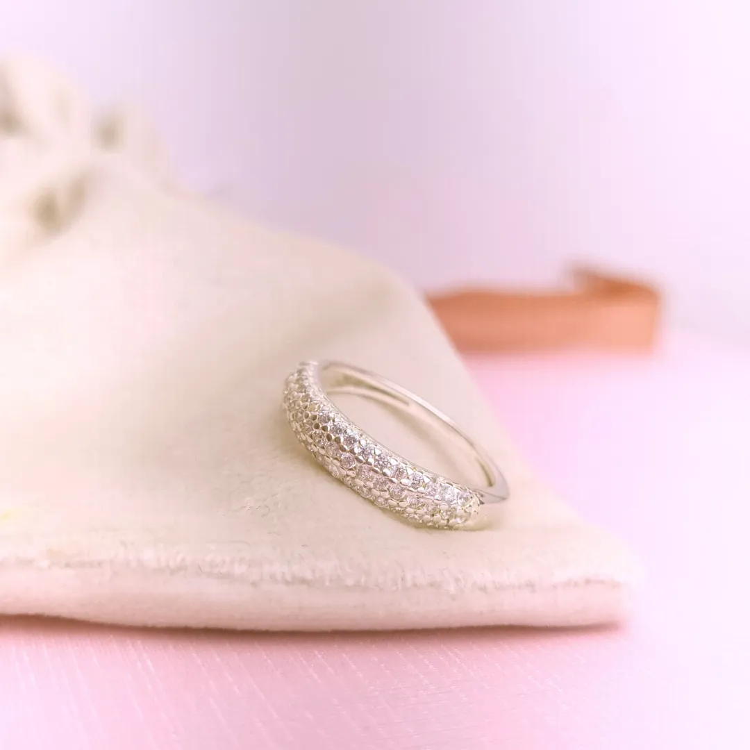 Anel Prata Bananinha