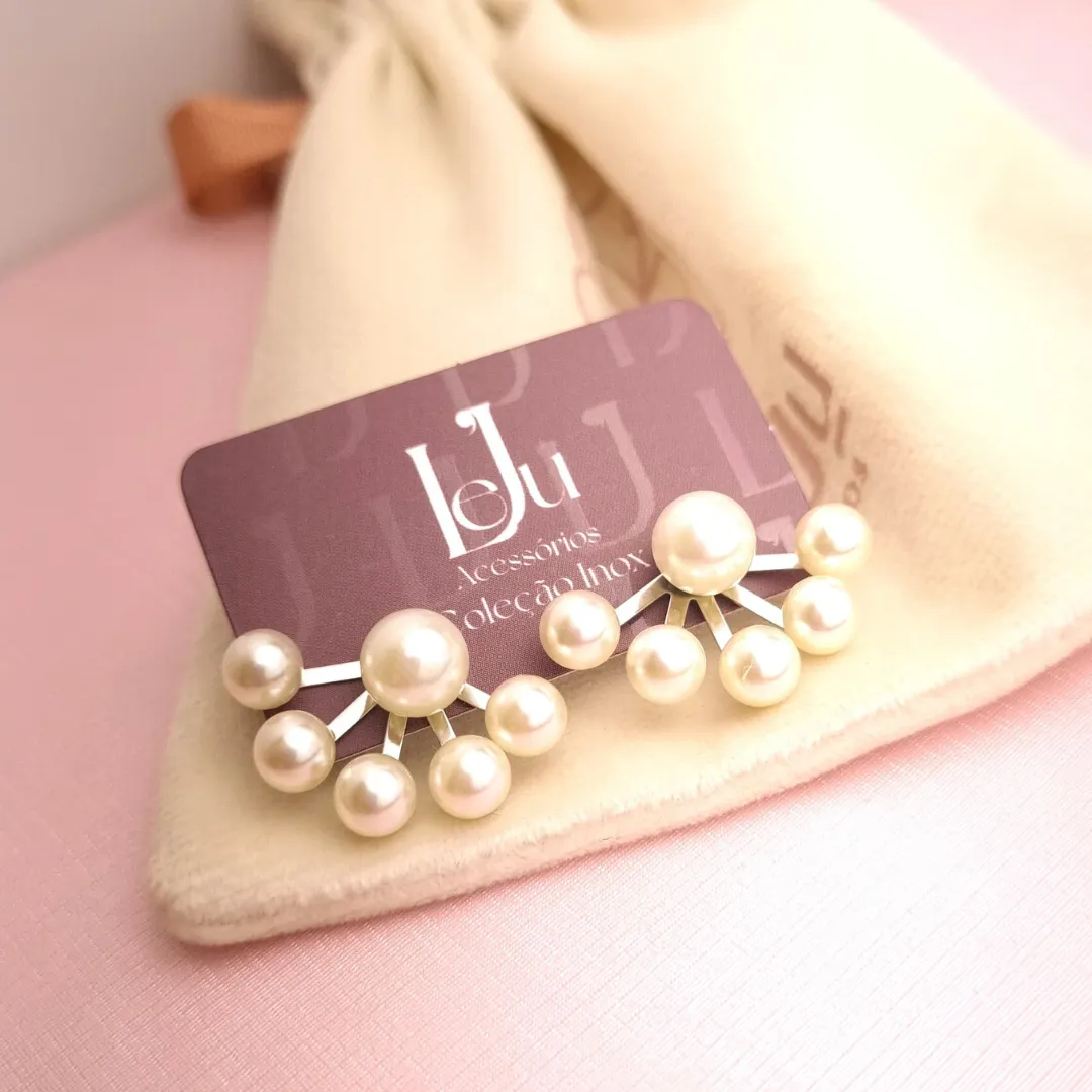 Brinco Steel Pérolas