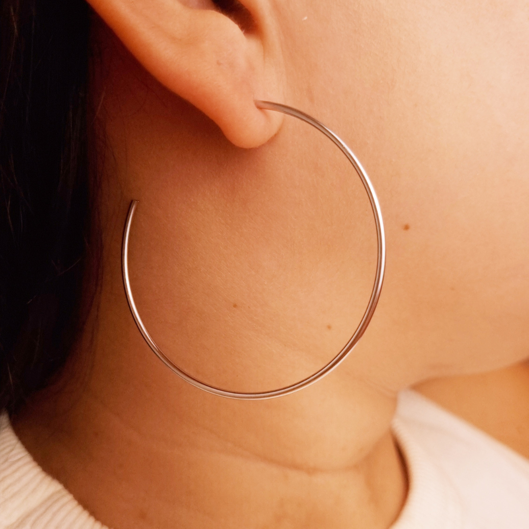 Argola Steel Fina Grande