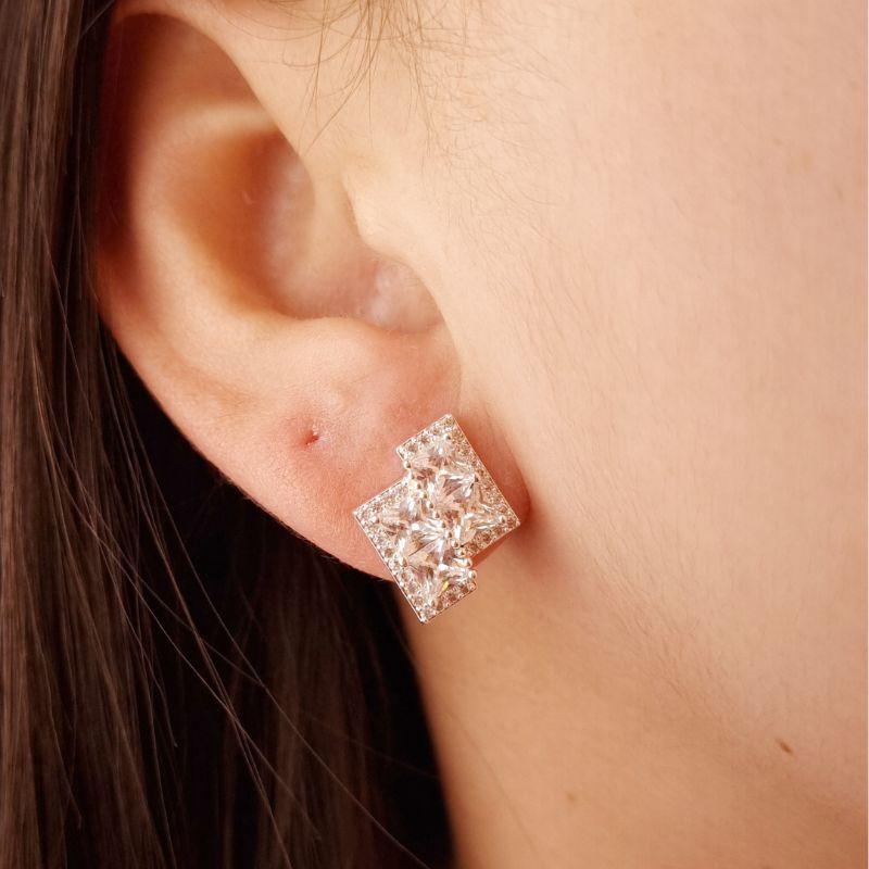 Brinco Festa Banhado a Prata