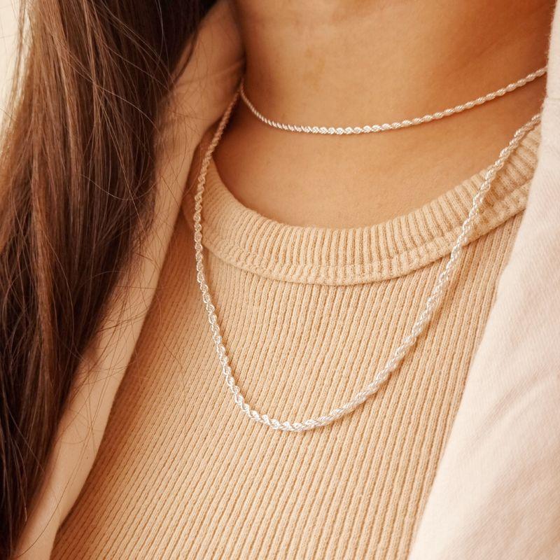 Colar Banho de Prata Tipo Baiano G