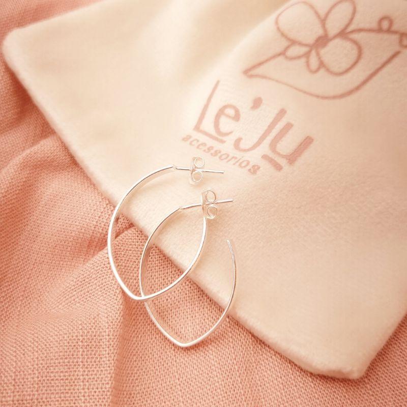 Argola Fio em Prata 925