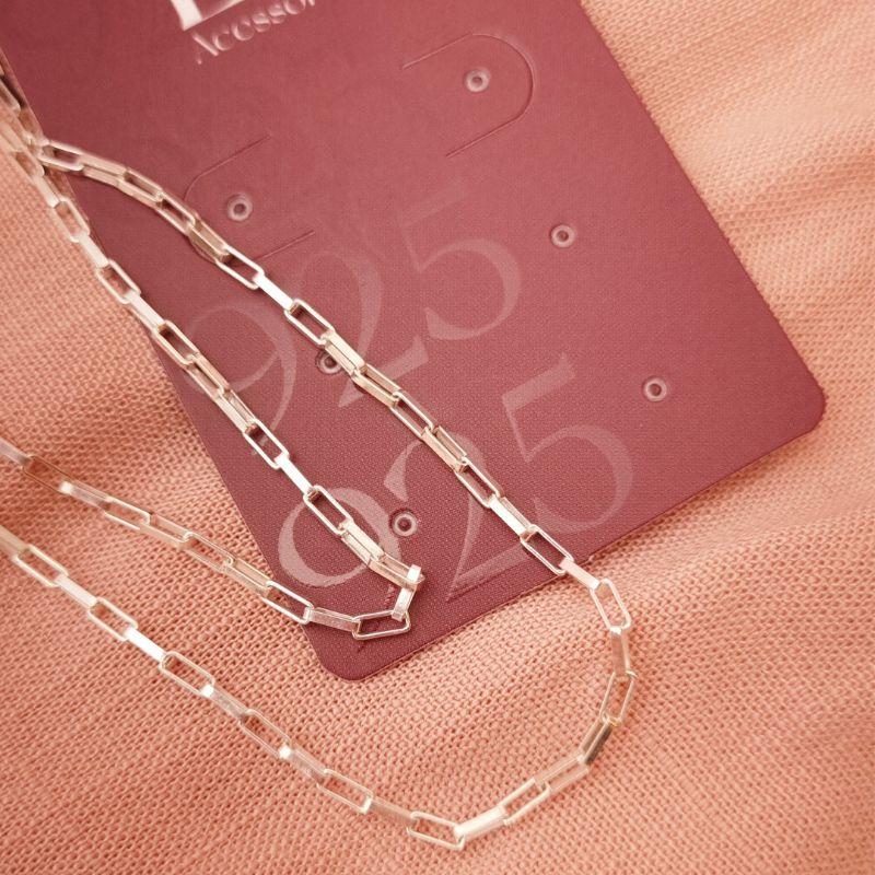 Colar Masculino Tijolinho Prata 925