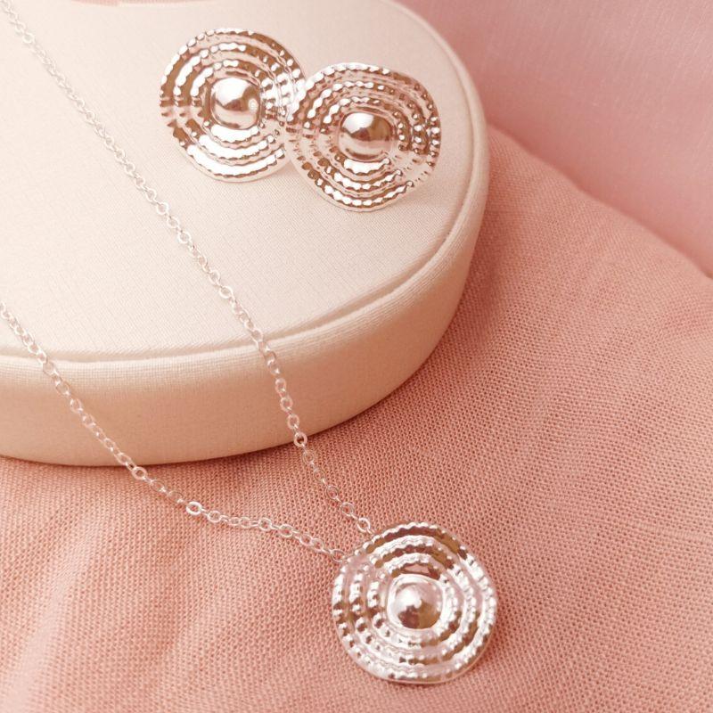 Brinco Estela em Banho de Prata