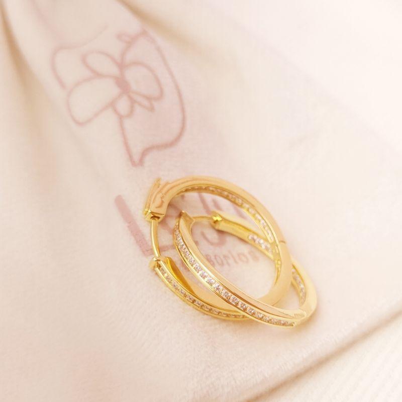 Argola Lux Cravação Interna