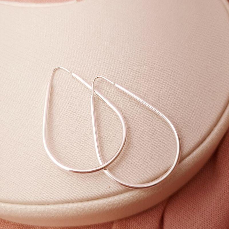 Argola Prata 925 Gota