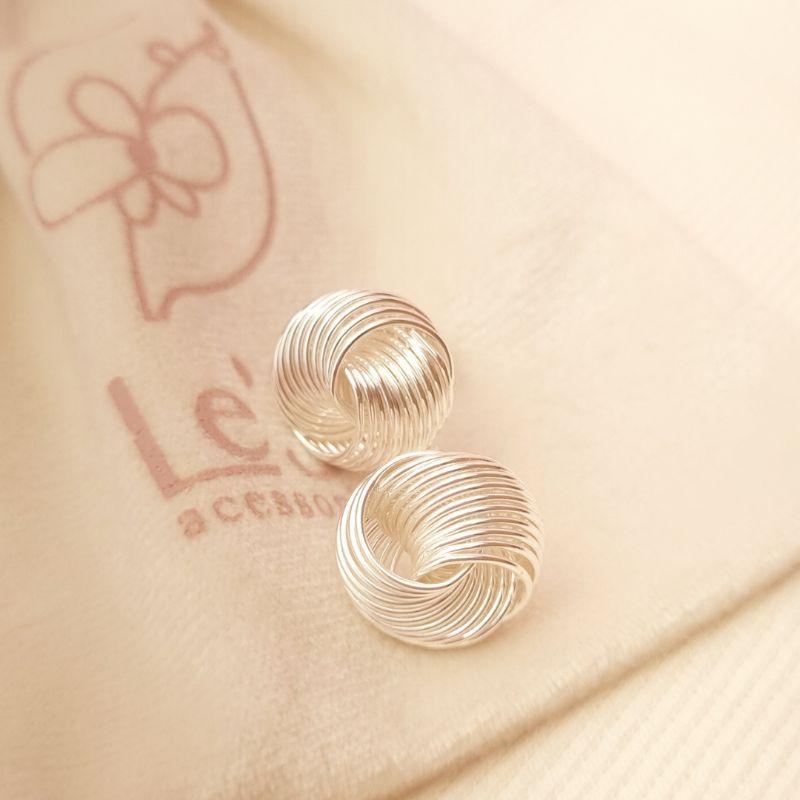 Brinco Experal Banhado a Prata