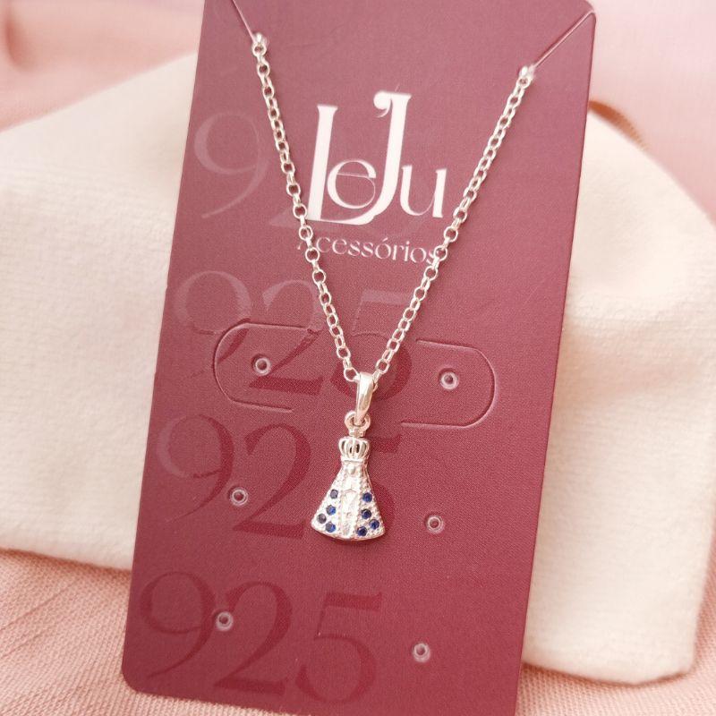 Colar Prata 925 Nossa Senhora